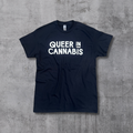 Queer in Cannabis "logo" Tee