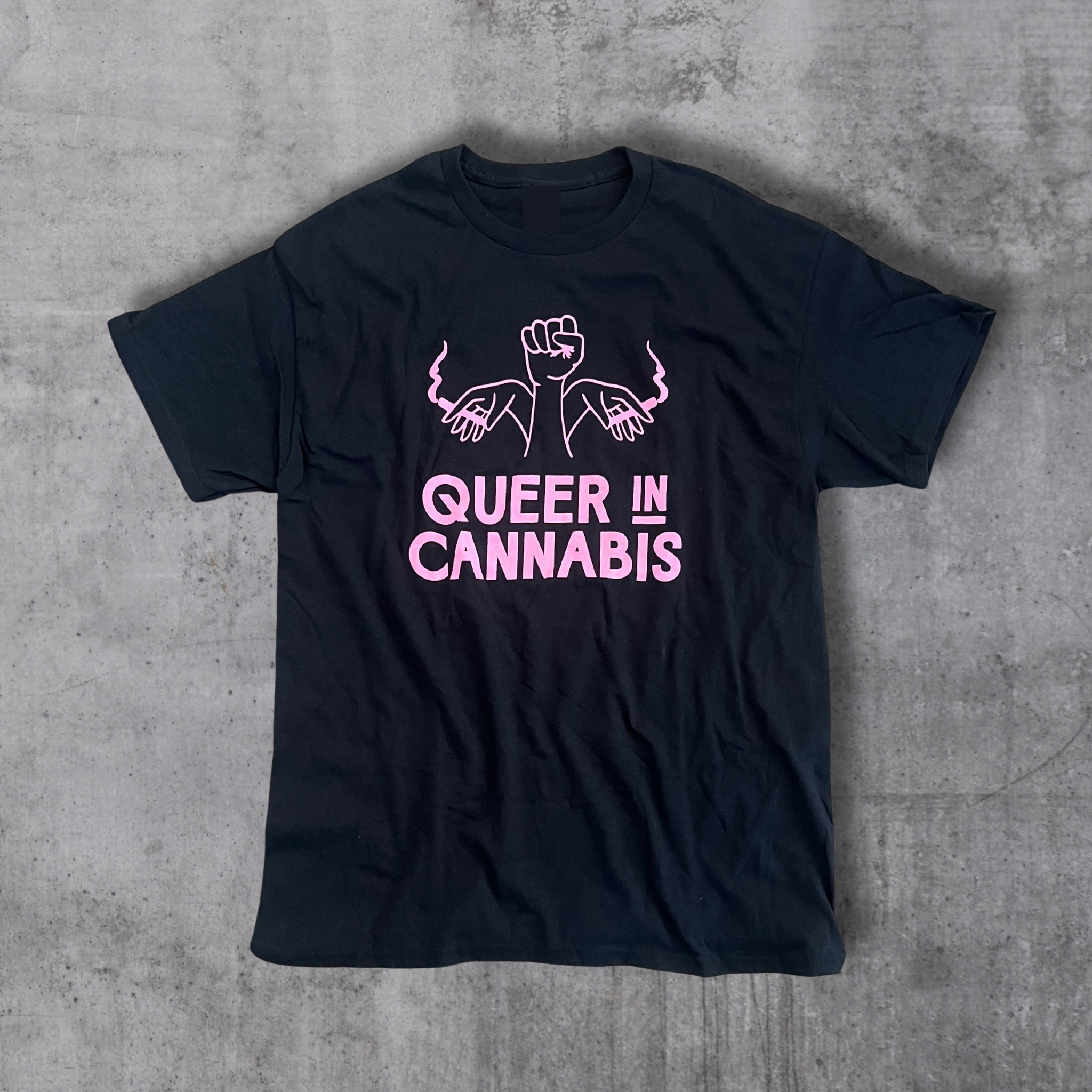 Queer in Cannabis "Limp Wrist" Tee