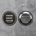 Stoners Against Fascism Pin