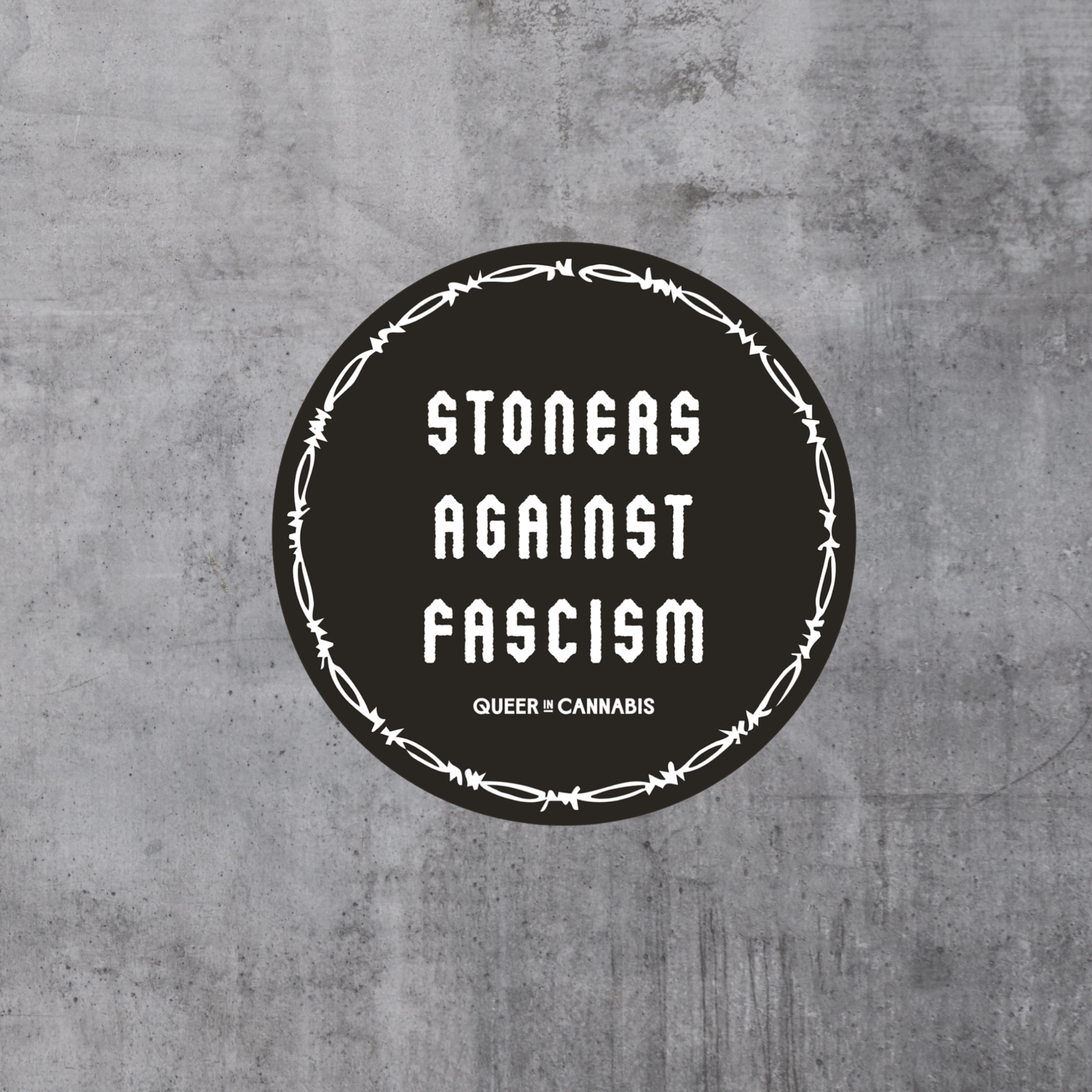 Stoners Against Fascism - Sticker