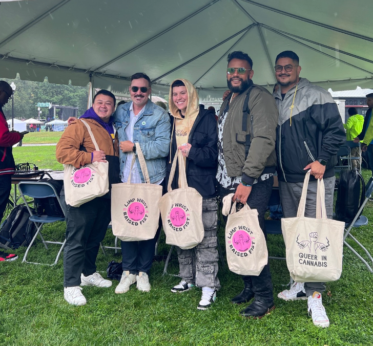 Queer in Cannabis "Limp Wrist" Limited edition Tote