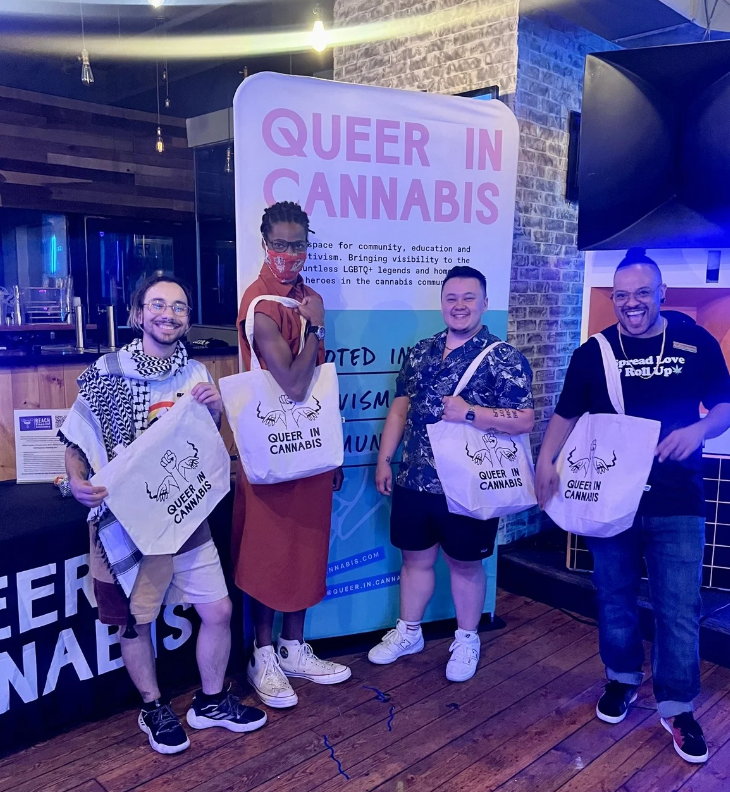 Queer in Cannabis "Good Trouble" Tote