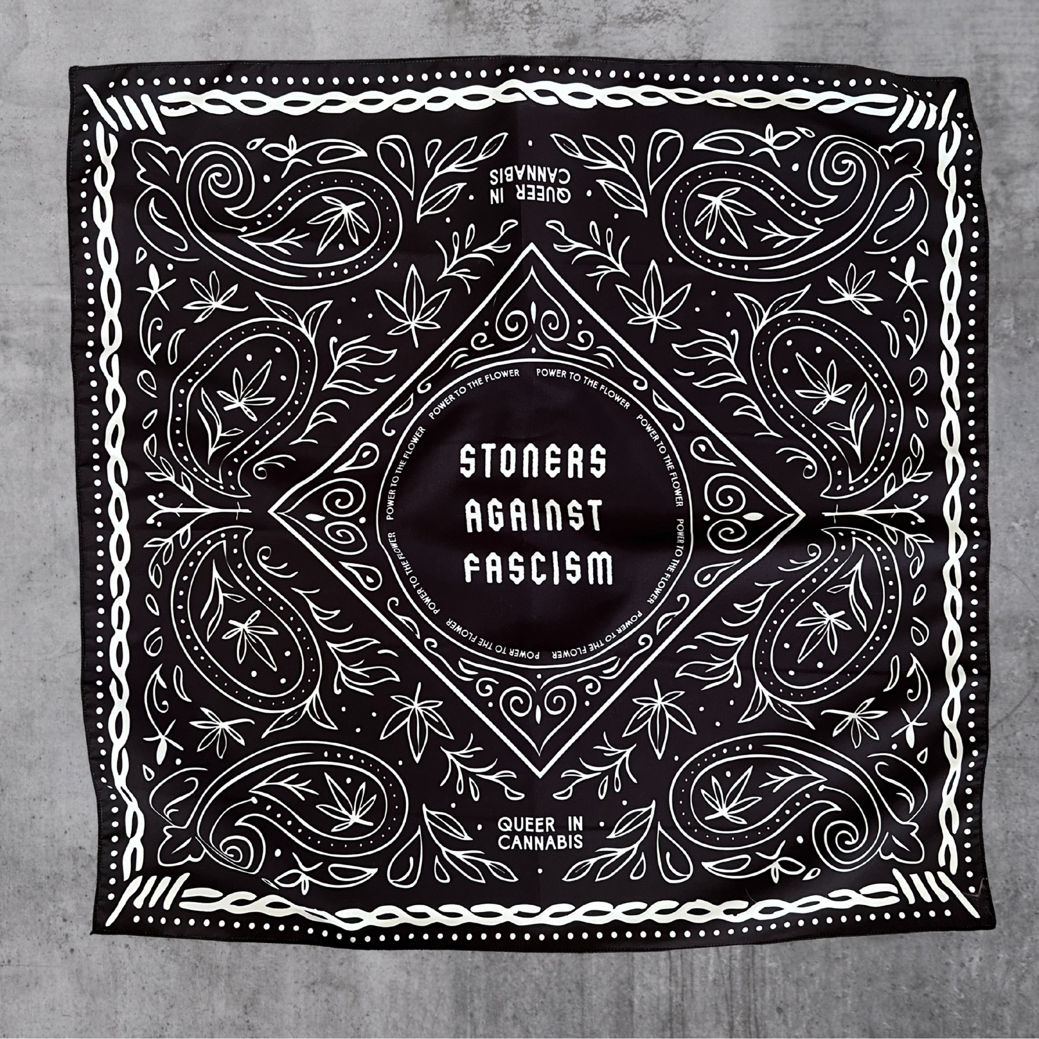 “Stoners Against Fascism” Hankie